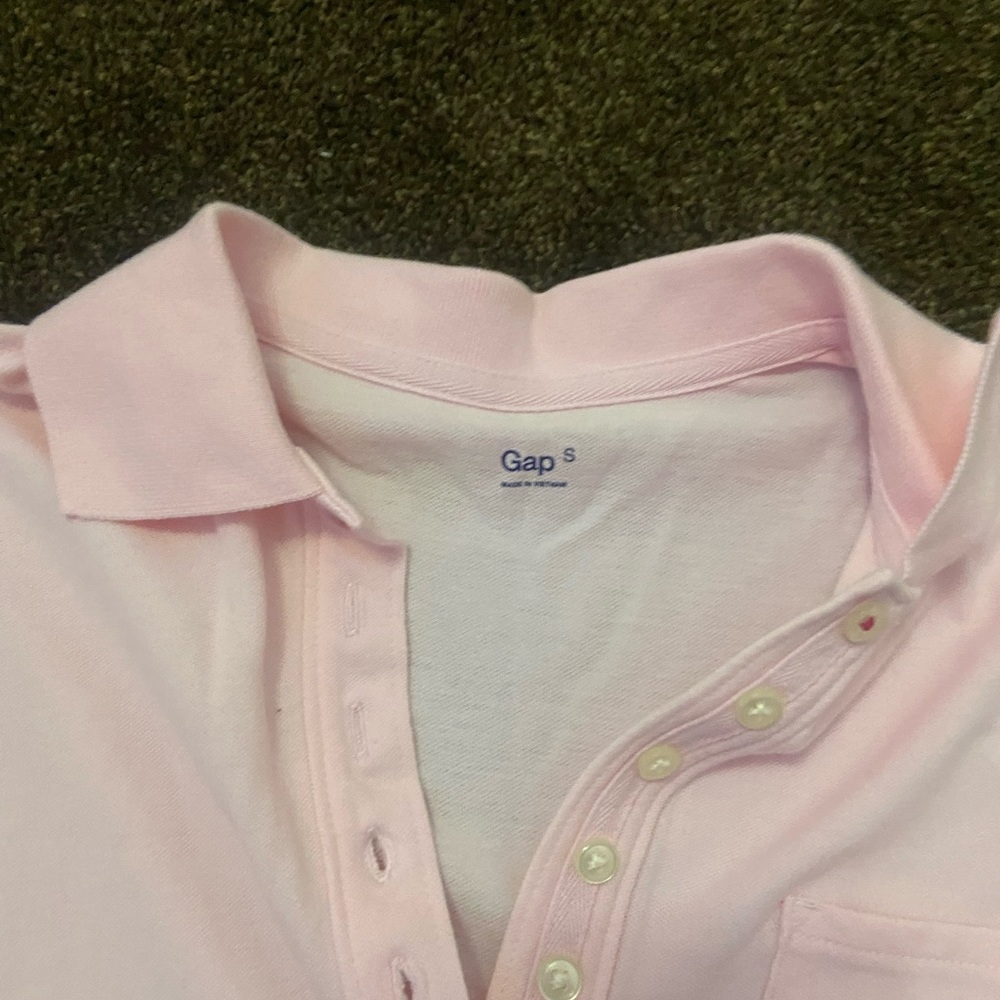 Gap light pink polo